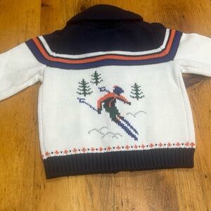 Janie&Jack Boy Ski cardigan Size 6-12 Month